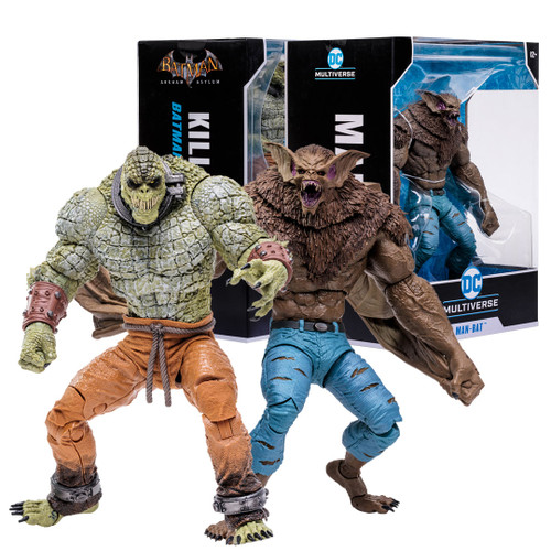 Killer Croc & Man Bat (DC Multiverse) Bundle (2) Mega Figures