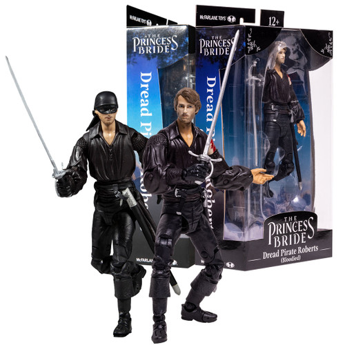 Dread Pirate Roberts Bloodied & Dread Pirate Roberts Masked (The Princess Bride) Bundle (2) 7" Figures