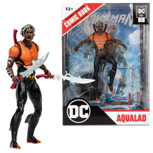 Aqualad w/Aquaman Comic (DC Page Punchers) 7" Figure