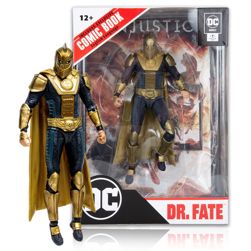 Dr. Fate w/Injustice 2 Comic (DC Page Punchers) 7" Figure