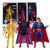Superman & Extant (Zero Hour)/Cheetah Red Platinum (Crisis on Infinite Earths) Page Punchers Bundle w/Comics (3) 7" Figures