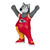 K.C. Wolf (Kansas City Chiefs) 8" Vinyl Mascot Figure