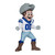 Rowdy (Dallas Cowboys) 8" Vinyl Mascot Figure