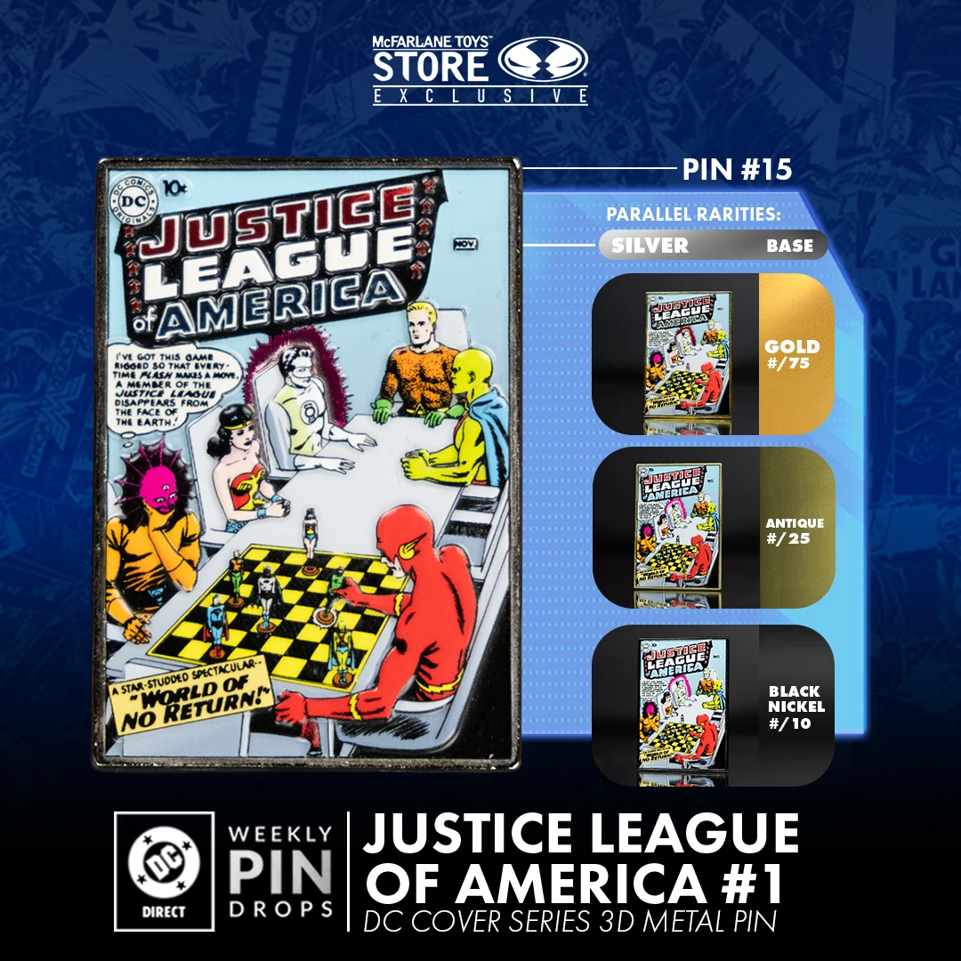 DC Direct Weekly Pin Drops (Pin #13) Poison Ivy #8 DC Cover Series 3D Metal Collectible Pin! (For 1 Week Only!) (Button) Pre-Order!