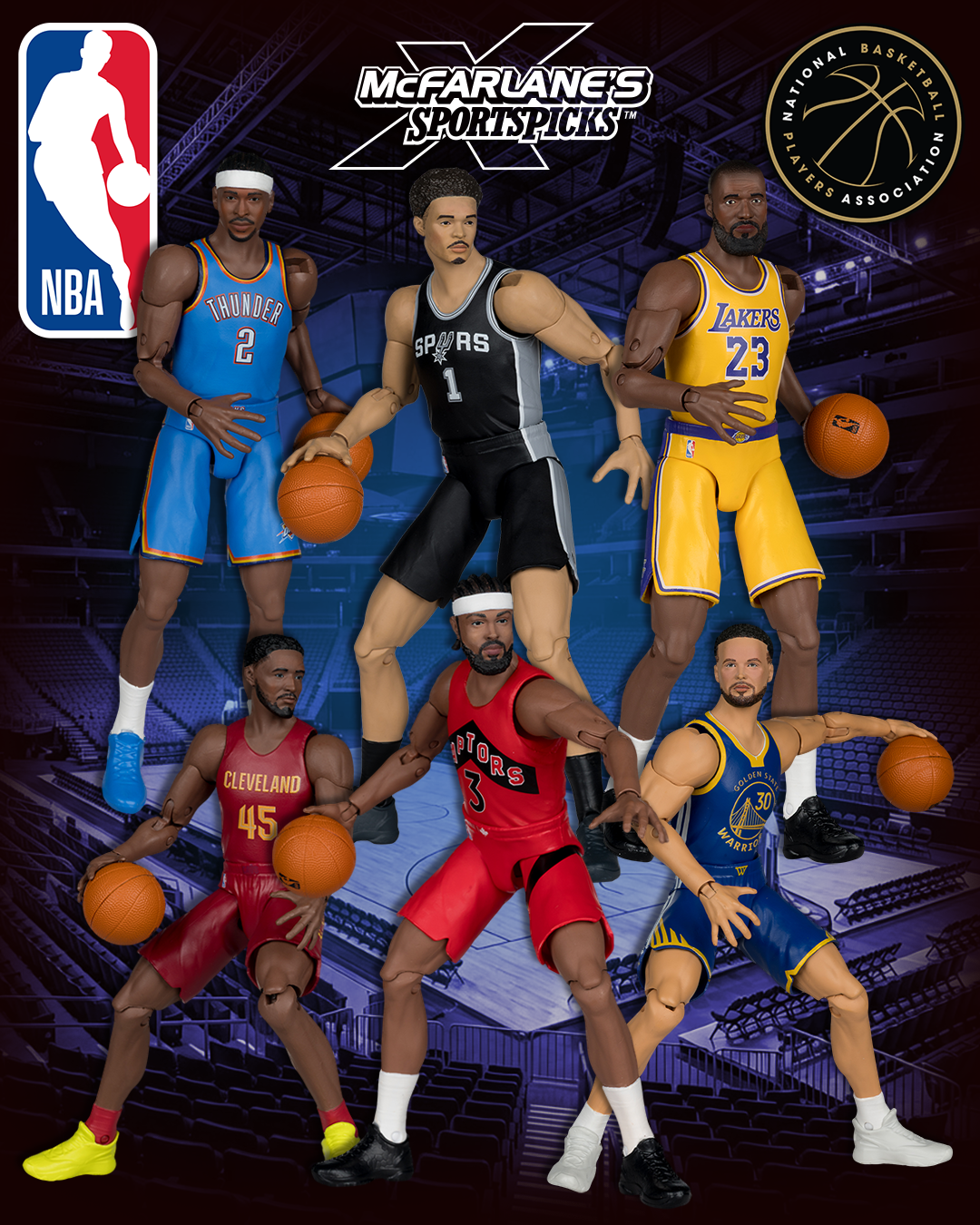 NEW McFarlane's SportsPicks MLB! Your favorite 7" Scale MLB players, cases and bundle also available.