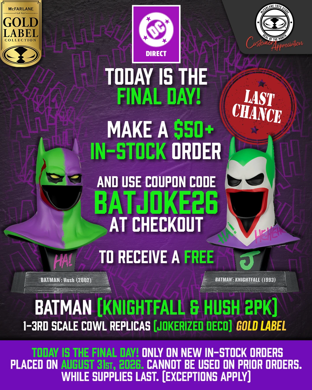 Free Comic Book Day - May 4, 2024 - Free Mystery Comic Book with every in-stock order. Today Only