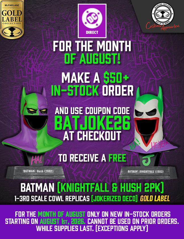 Free Comic Book Day - May 4, 2024 - Free Mystery Comic Book with every in-stock order. Today Only