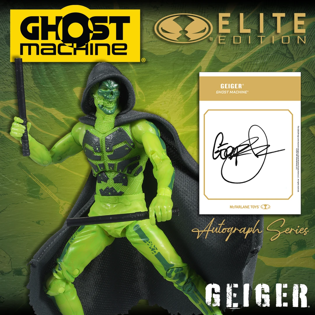 Geiger (Ghost Machine) 7" Figure McFarlane Elite Edition