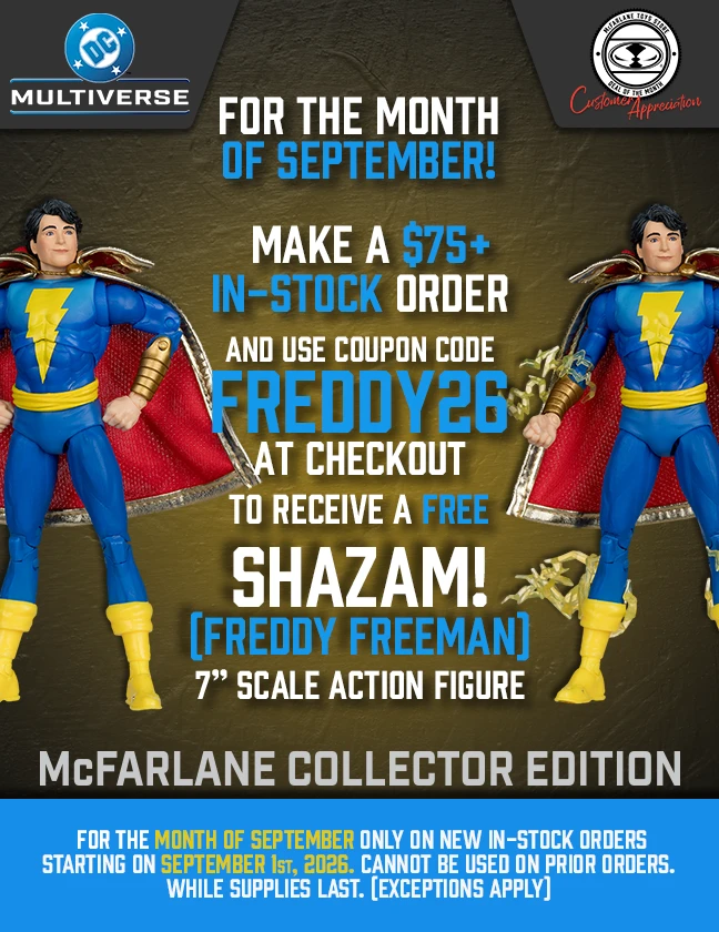 Free Comic Book Day - May 4, 2024 - Free Mystery Comic Book with every in-stock order. Today Only