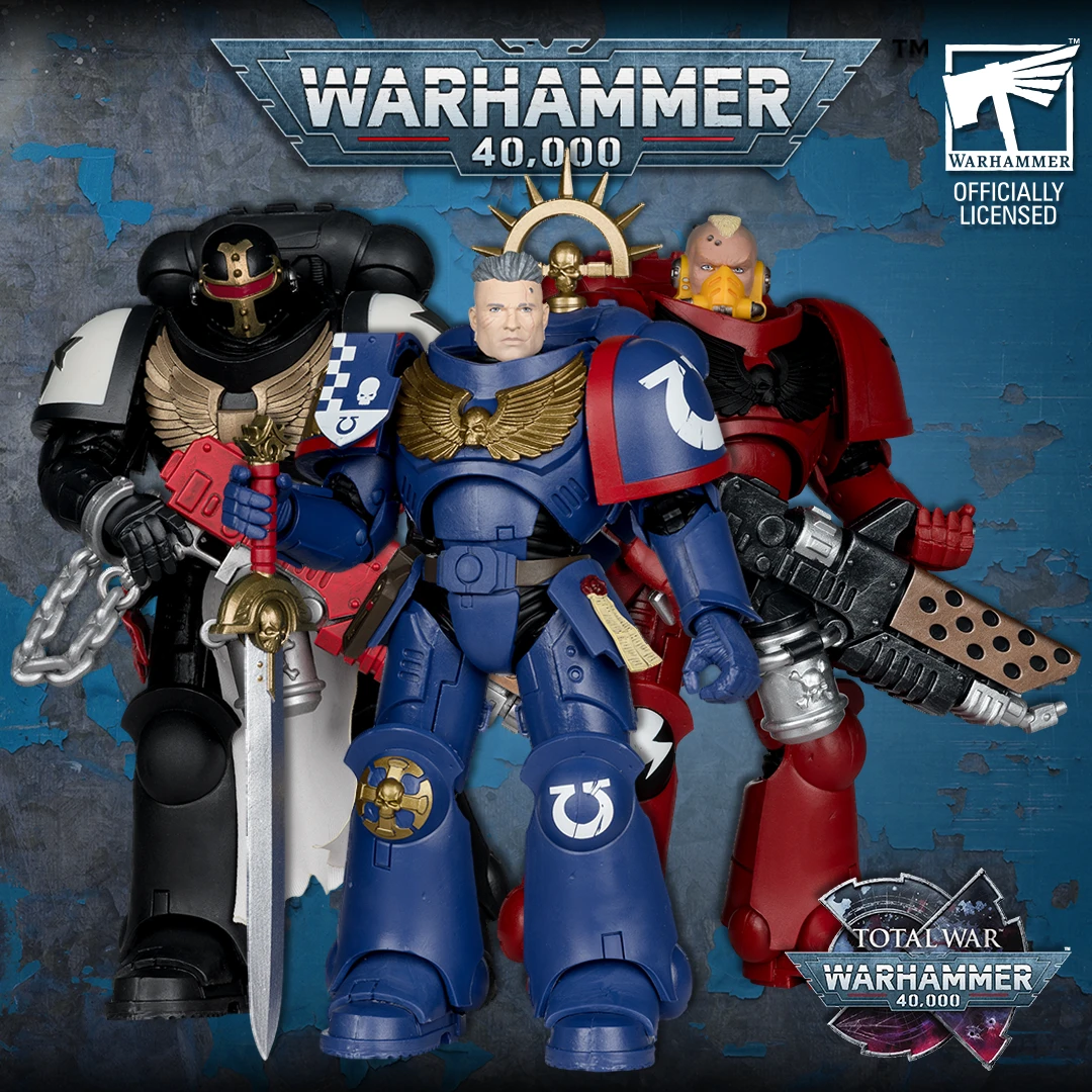 NEW Warhammer 40K (3) 7" Scale Action Figures & Bundle. Pre-Order Now!