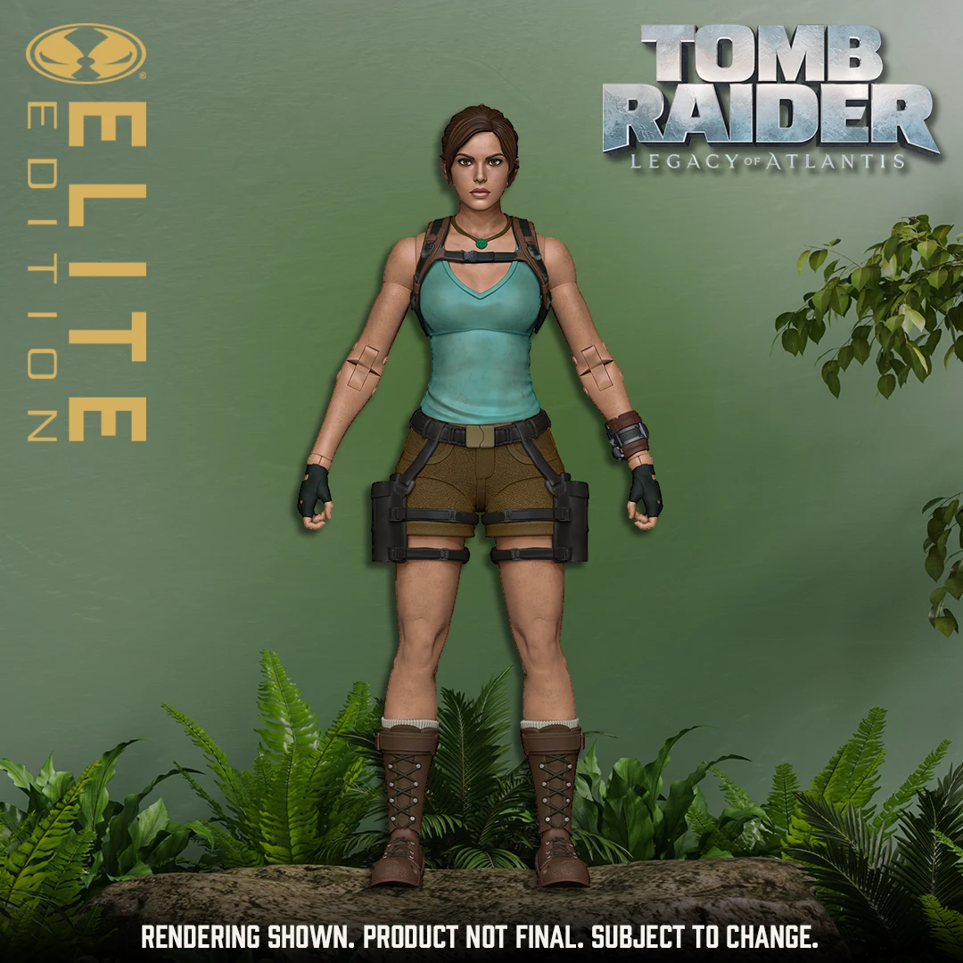 NEW McFarlane Elite Edition. Lara Croft- Tomb Raider Legacy of Atlantis Deluxe 7" Scale Action Figure. Pre-Order Now!