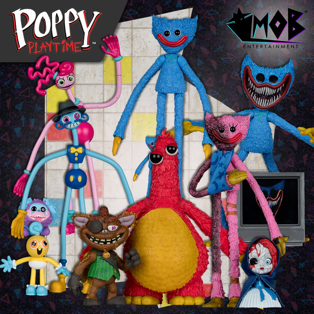 NEW Poppy Playtime 7in Scale Bendable Figures & Bundle. Pre-Order Now!