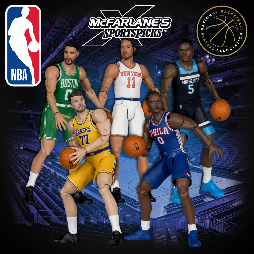 NEW McFarlane's Sports Picks NBA! Your Favorite Players in 6" Scale Action Figures & Bundle. Available Now!