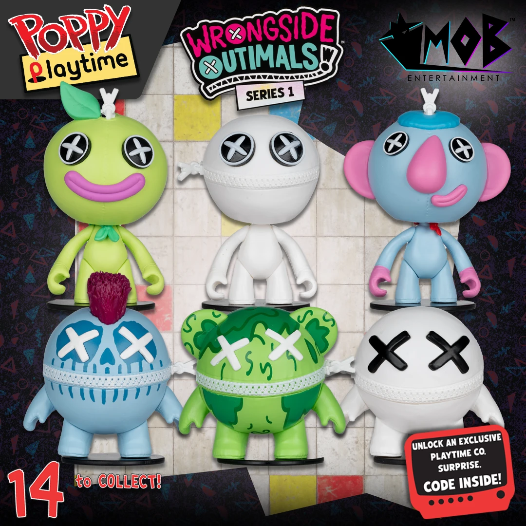 NEW Poppy Playtime! Wrongside Outimals Series 1. 2.5" Tall Figures (14 to Collect) Blind Boxes . Pre-Order!