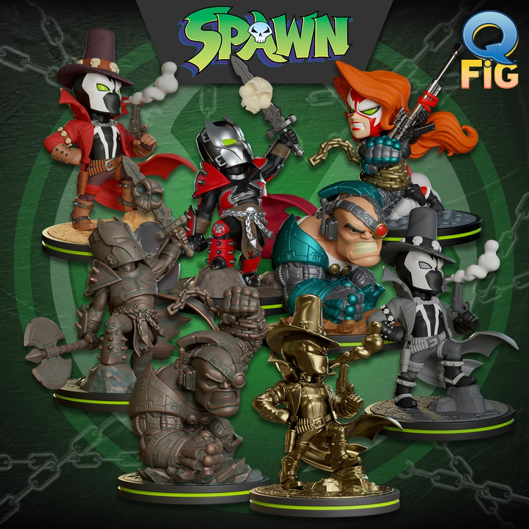 NEW DC (Q-Fig) Spawn, Series 2! 3.5" Scale Posed Figures and CDU. Pre-Order!