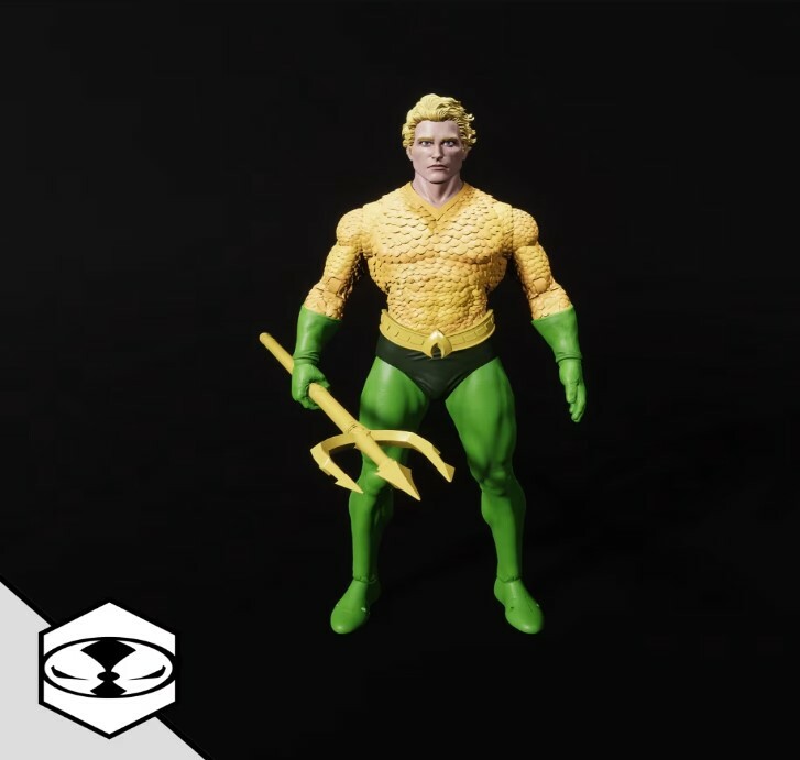 McFarlane Toys - Aquaman DC Classic 7 Pollici Action Figure Con Collezionabile Digitale