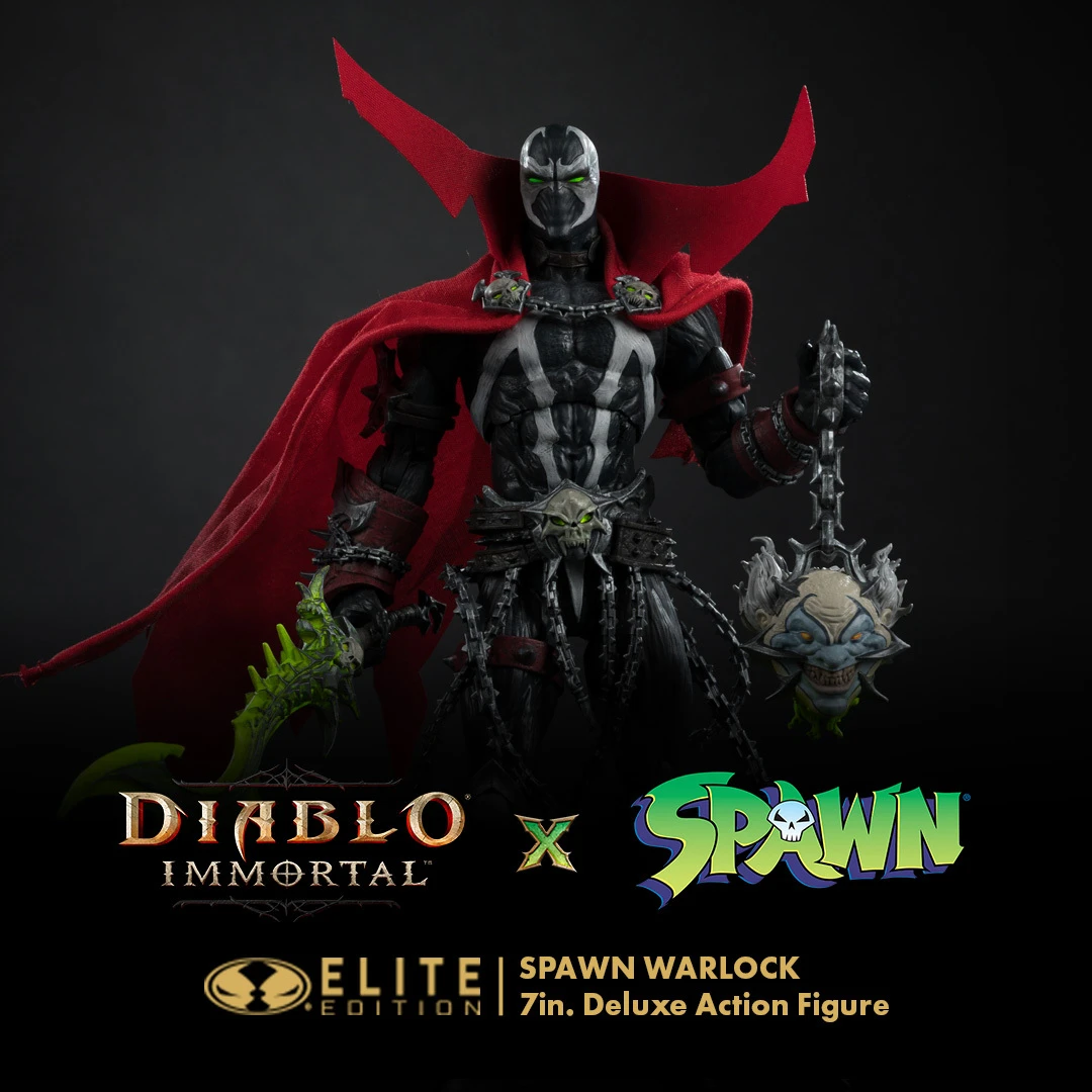 Spawn Warlock -Diablo Immortal x Spawn Elite Edition 7" Action Figure 