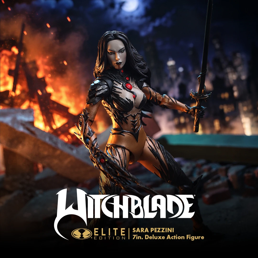 NEW McFarlane Elite Edition (Image Comics Founders Series) Sara Pezzini: Witchblade! 7" Scale Deluxe Action Figure. Pre-Order Now!
