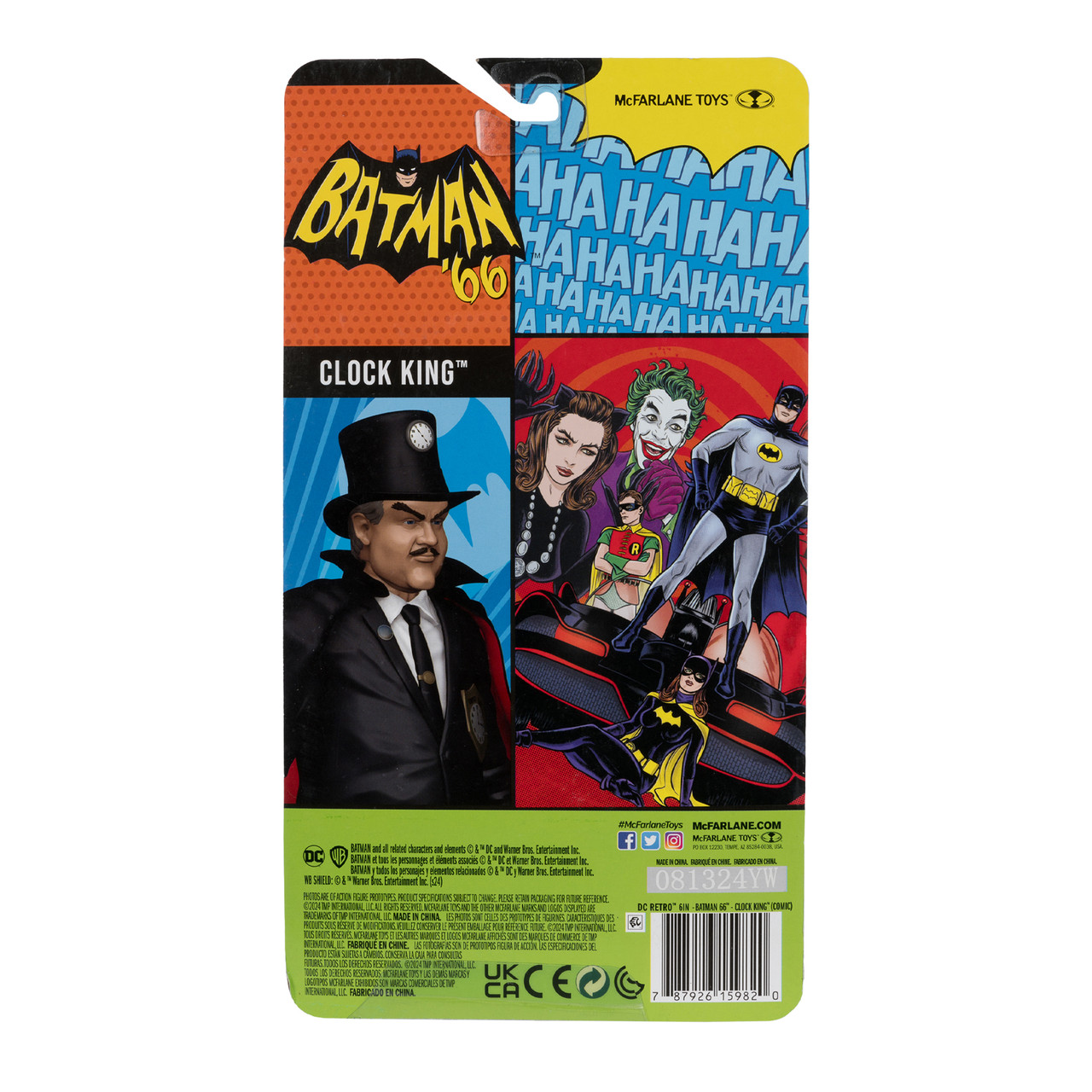 Clock King DC Retro: Batman 66 Comic 6" Figur - Bild 6 von 6