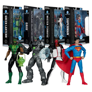 新品未使用 SUPERMAN THE FLASH Green Lantern Justice League Lot Of 4 Heroes. The Flash, Batman, Green