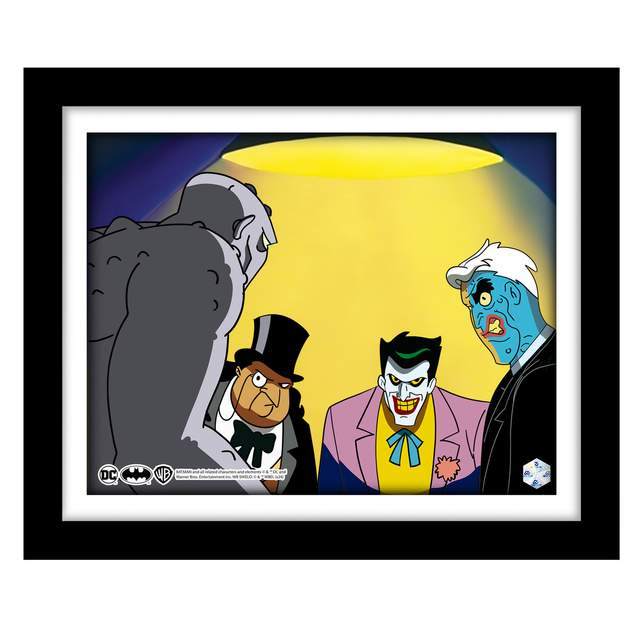 Almost Got 'Im #1101 Batman Animation Cel Art Scene - Picture 1 of 6