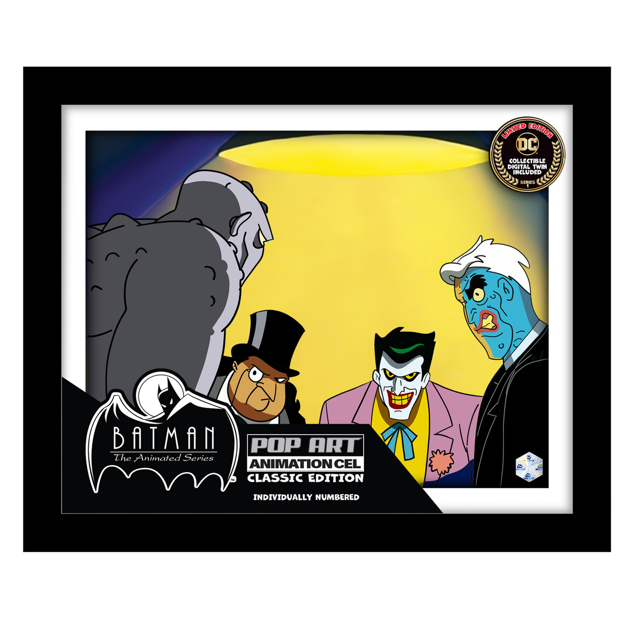 Almost Got 'Im #1101 Batman Animation Cel Art Scene - Picture 5 of 6