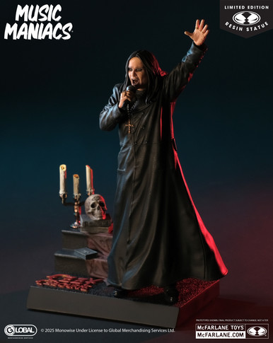 Ozzy Osbourne (Music Maniacs) 1:10 Scale Resin Statue (PRE