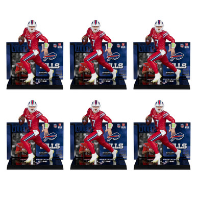 Josh Allen w/Red Color Rush Jersey (Buffalo Bills) NFL Factory