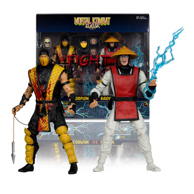 M.K　フィギュア2体セット Scorpion vs Raiden (Mortal Kombat Klassic) 2-Pack 7