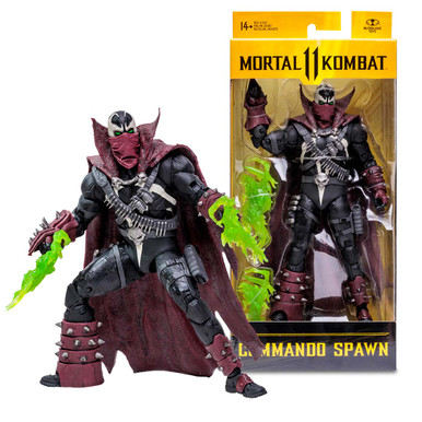 Mortal Kombat Spawn フィギュア 約7インチ Mortal Kombat Spawn (Commando) 7-Inch Action Figure – Quest Toys