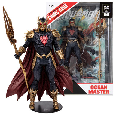 DC Direct 7in Figure with Comic - Aquaman WV3 - Ocean Master