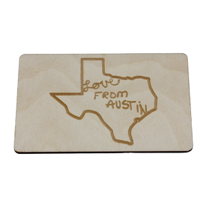 Love From Austin Postcard Love From Austin Postcard