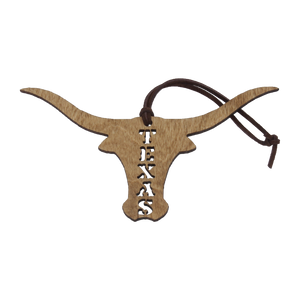 Texas Longhorn Wooden Ornament Texas Longhorn Wooden Ornament