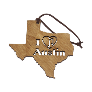 Wooden Texas Ornament Wooden Texas Ornament