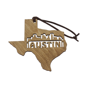 Wooden Texas Ornament Wooden Texas Ornament