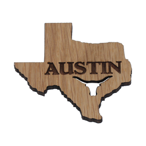 Wooden Texas Magnet Wooden Texas Magnet