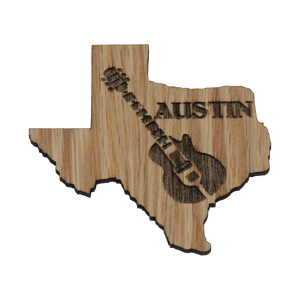 Wooden Texas Magnet Wooden Texas Magnet