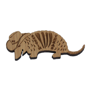 Wooden Armadillo Magnet Wooden Armadillo Magnet