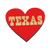 Texas Magnet Heart Magnet