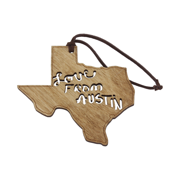 Texas Ornament Wooden Ornament