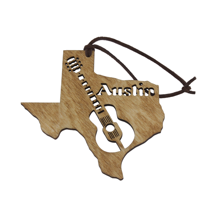 Texas Wooden Ornament