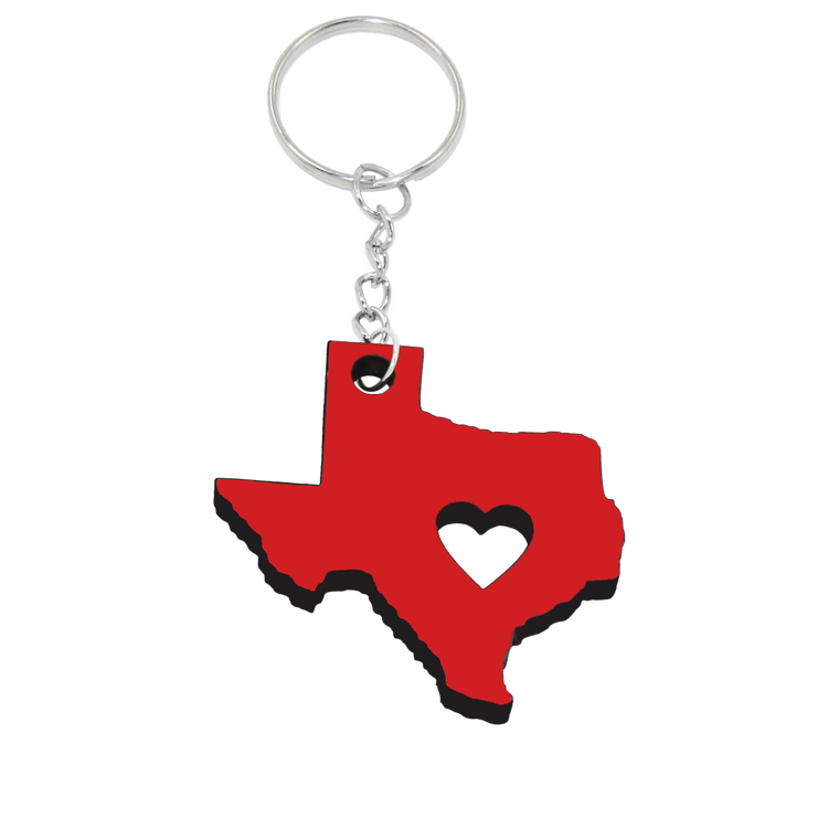 Texas Keychain Lazer Beam