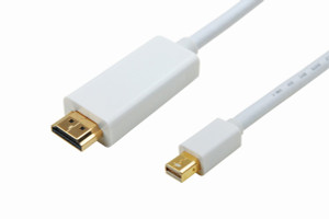 mini display port to hdmi 1.8m cable 1080P mini display port to hdmi 1.8m cable 1080P