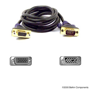 Cable para monitor de 3,04 m svga m/h con núcleos de ferrita - 88 - MaxiTec