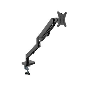 Single Monitor Desk Mount - Gas Spring Clamp - 13" to 32" Displays up 10Kgs