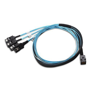 sas hd to 4 x sata reverse breakout cable