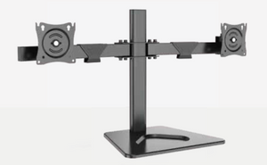dual monitor desk mount  freestanding dual monitor desk mount  freestanding