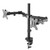 Dual Monitor Desk Mount Clamp Side View