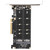 dual channel pcie X8 nvme card