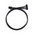 sata 15 pin to 6 pin micro fit cable 25cm in black